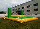 Commercial grade small size kids N adults inflatable bossaball court with trampolines in the center