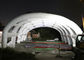 20x15m white giant inflatable stage tent with removable top cover and windows outside