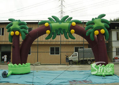 New tropical coconut tree advertising inflatable arch for sale