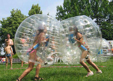 Kids N adults transparent outdoor inflatable bumper ball made of PVC or TPU lead free material