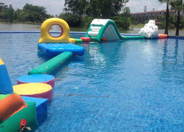 Outdoor or indoor boot camp inflatable water obstacle course fit for water park energy challenge activities