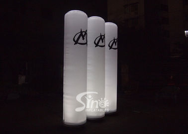 Commercial Column LED Light Advertising Inflatables For Concert Decoration