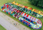 185 Meters Long Big Adults Inflatable Obstacle Course Course From Guangzhou Inflatables Factory