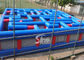 Custom Made Giant Outdoor Amusing Inflatable Maze For Kids N Adults Challenge Activities