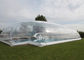 Outdoor custom size transparent inflatable pool dome with covered ceiling