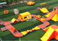 42x25m Custom Deisgn Giant Inflatable Floating Water Park With Silk Printing