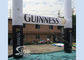White N Black Guinness inflatable advertising arch for outdoor promotion activities