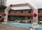 Outdoor sparebanken din advertising inflatable arch for bank promotion activities