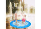 68'' Backyard Splash Pad Educational Inflatable Kiddie Pool With Sprinkler For Babies And Toddlers